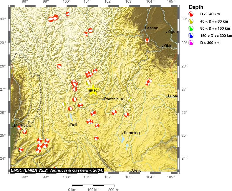 Regional moment Tensor