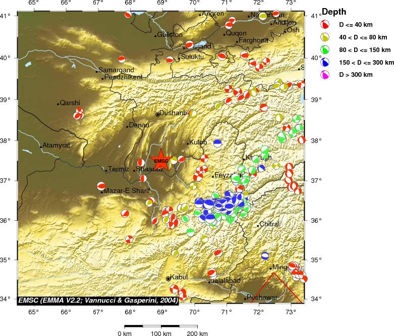Regional moment Tensor