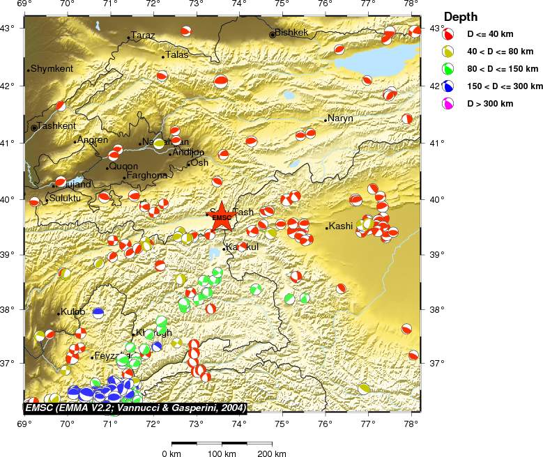 Regional moment Tensor