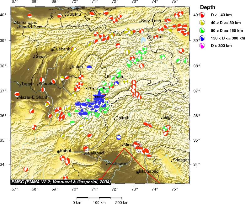 Regional moment Tensor
