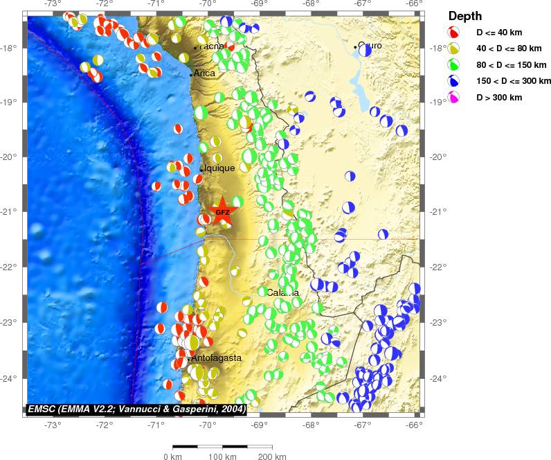 Regional moment Tensor