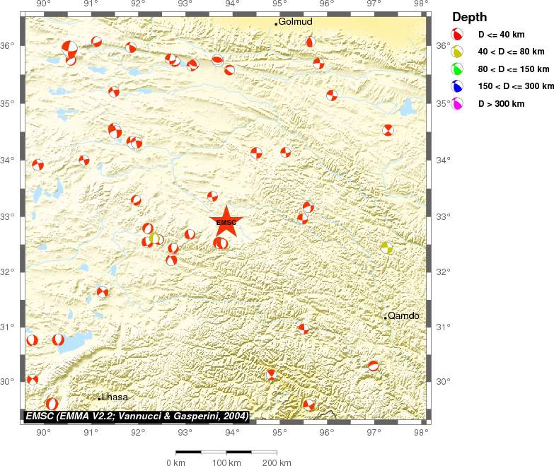 Regional moment Tensor