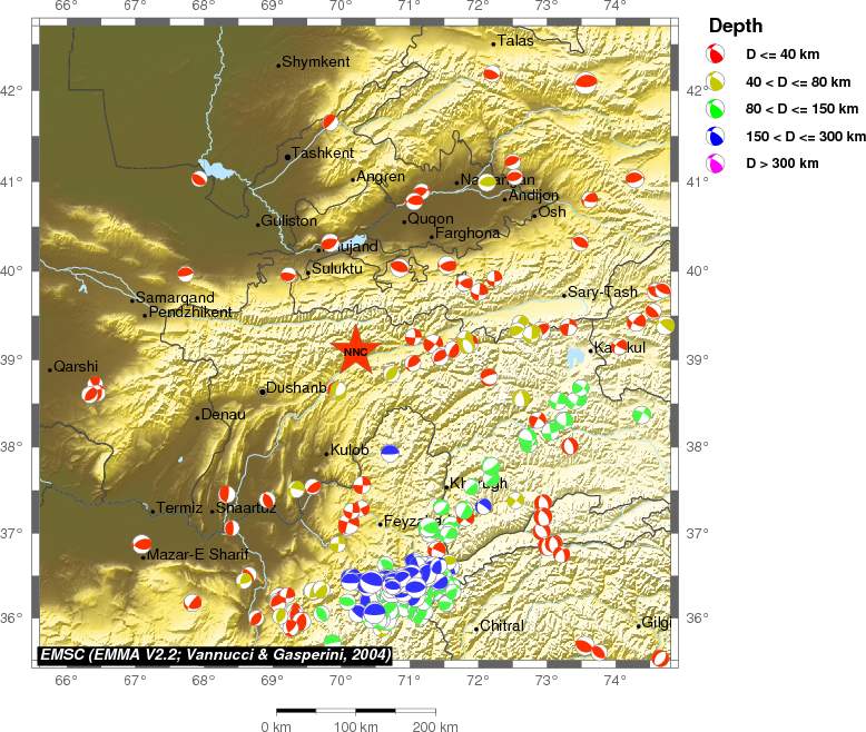 Regional moment Tensor