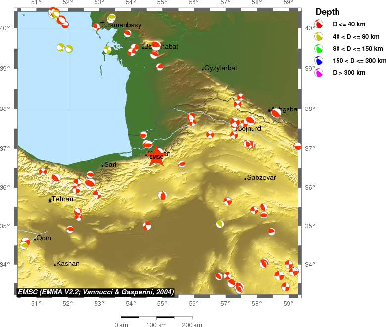 Regional moment Tensor