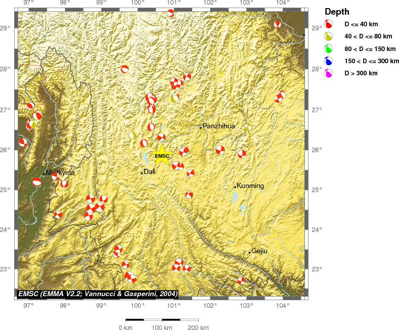 Regional moment Tensor