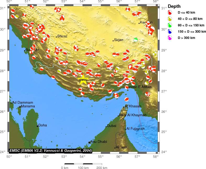 Regional moment Tensor