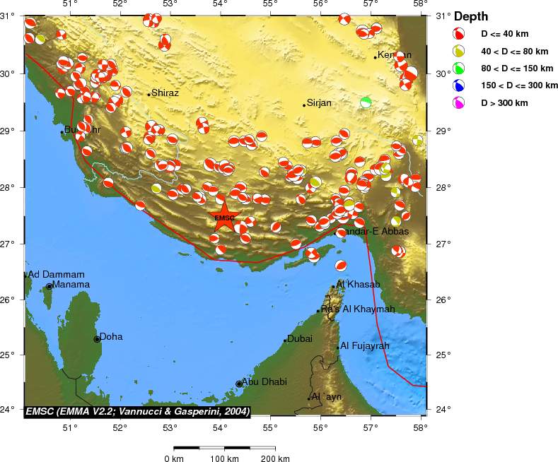 Regional moment Tensor