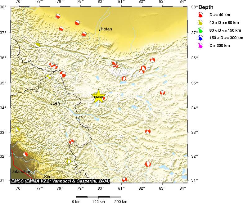 Regional moment Tensor
