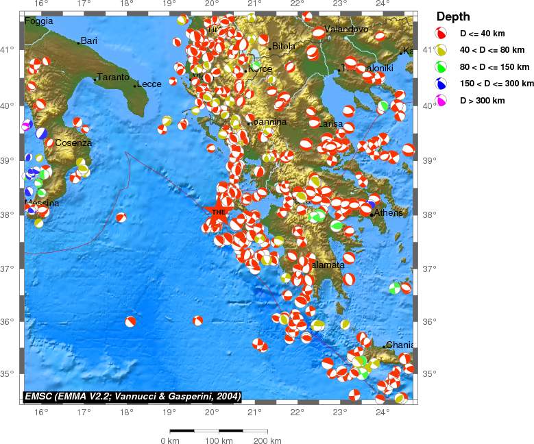 Regional moment Tensor
