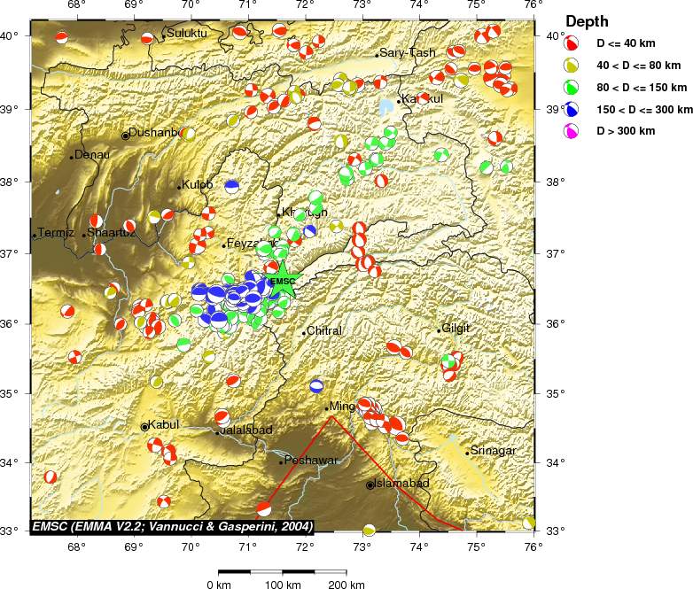 Regional moment Tensor