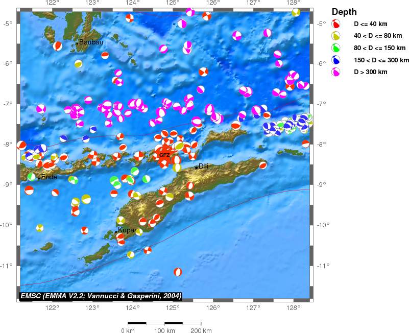 Regional moment Tensor