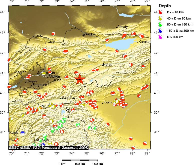 Regional moment Tensor