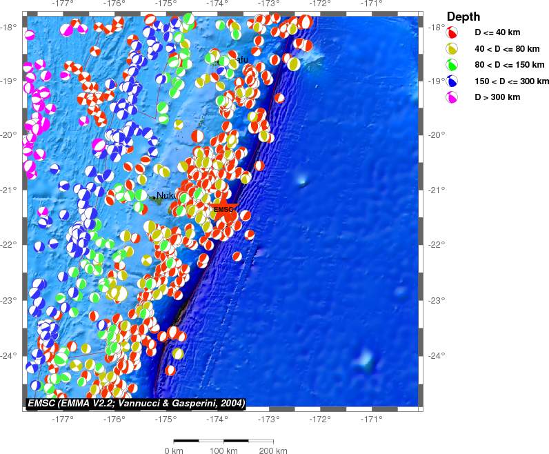 Regional moment Tensor