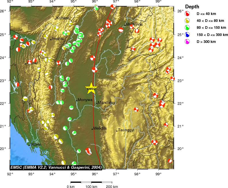 Regional moment Tensor