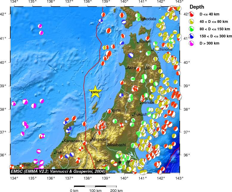 Regional moment Tensor