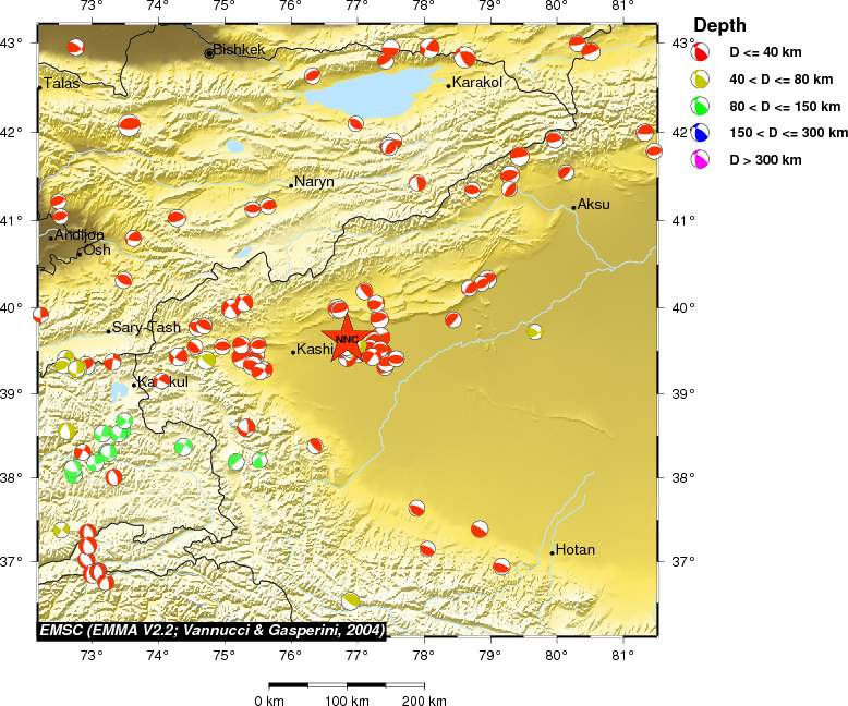Regional moment Tensor
