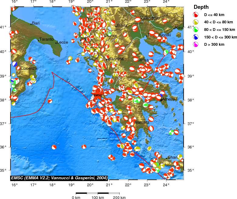 Regional moment Tensor