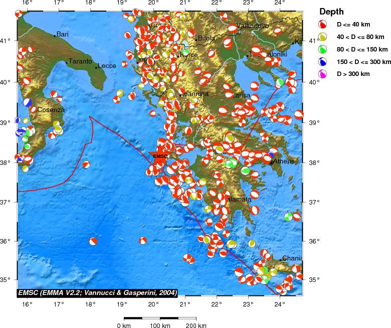 Regional moment Tensor