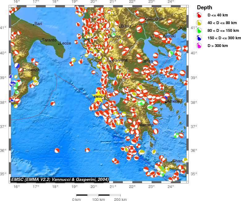 Regional moment Tensor