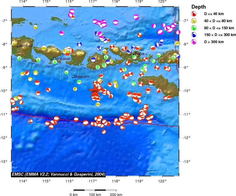 Regional moment Tensor