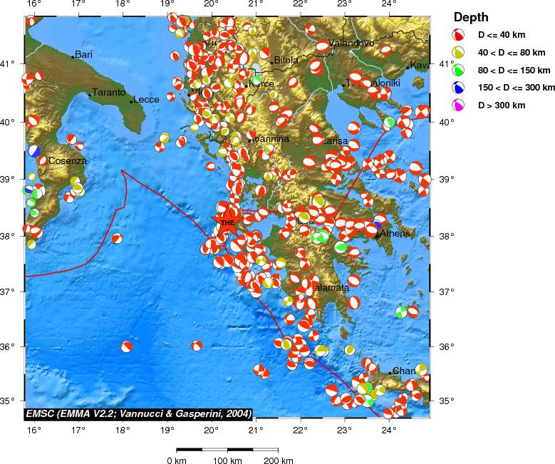 Regional moment Tensor