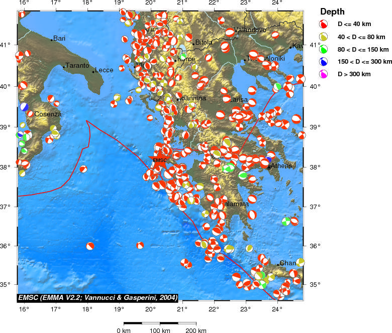 Regional moment Tensor