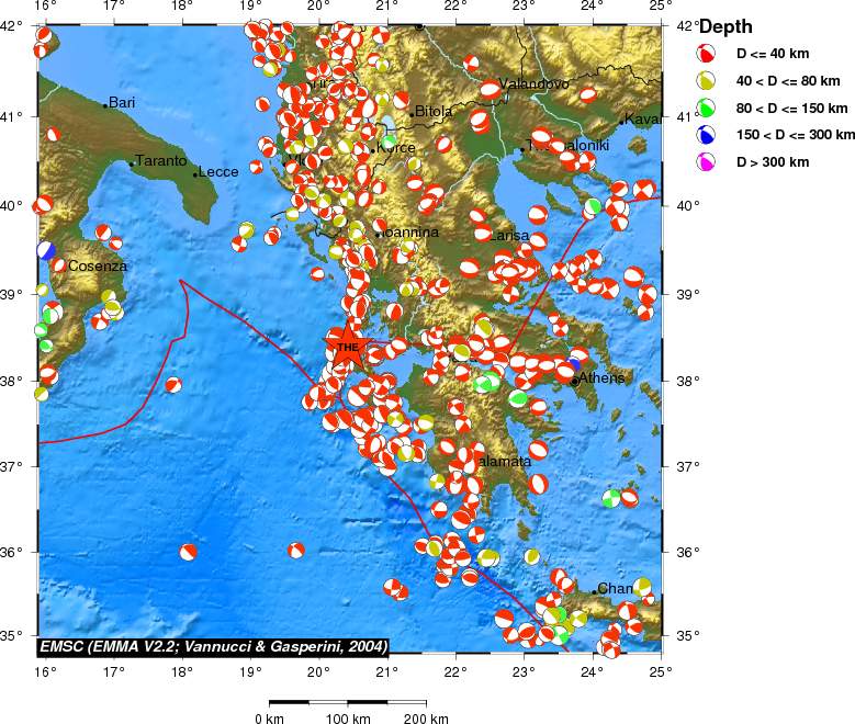 Regional moment Tensor