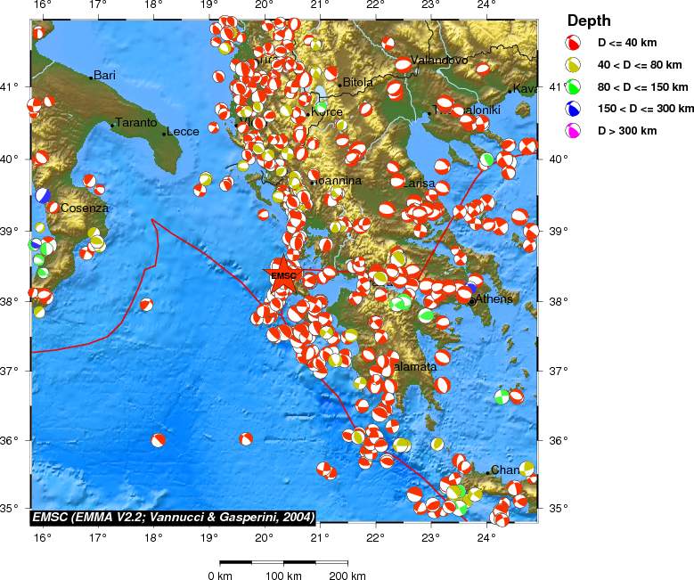 Regional moment Tensor