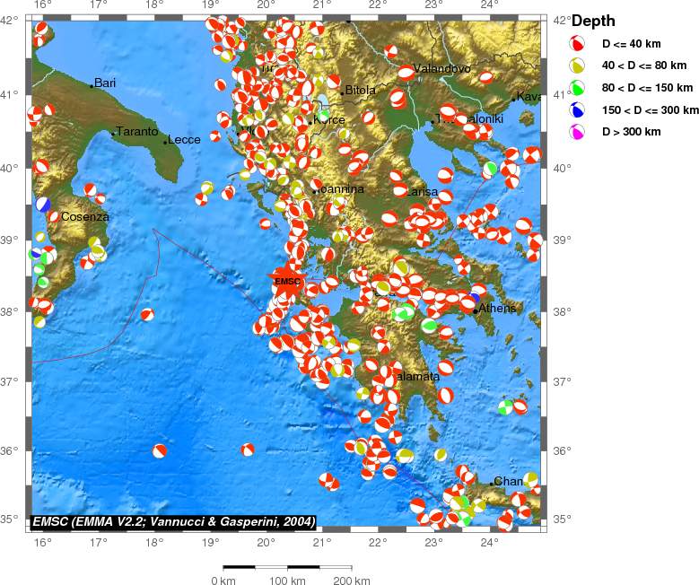 Regional moment Tensor