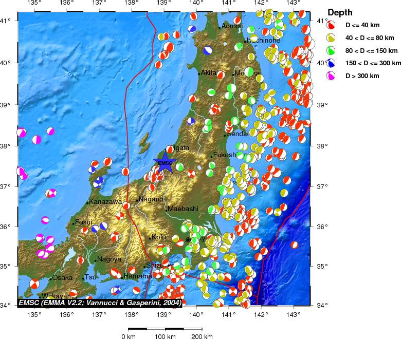Regional moment Tensor