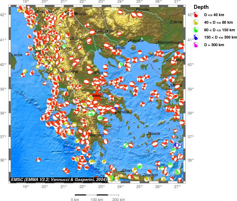 Regional moment Tensor