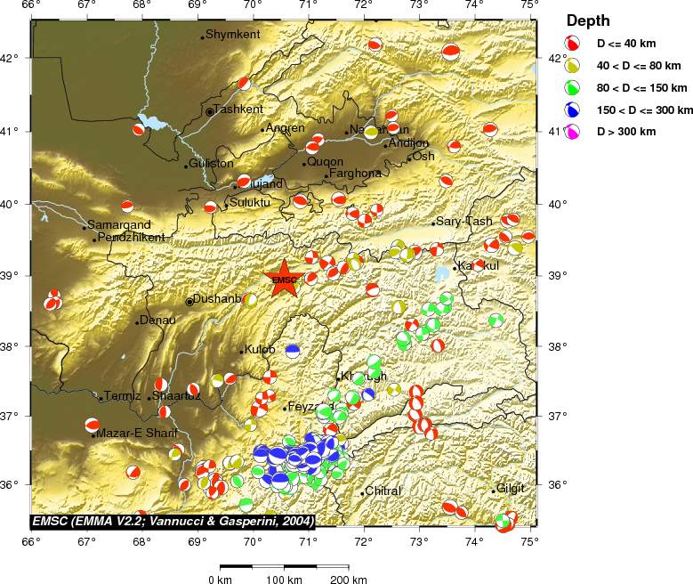 Regional moment Tensor