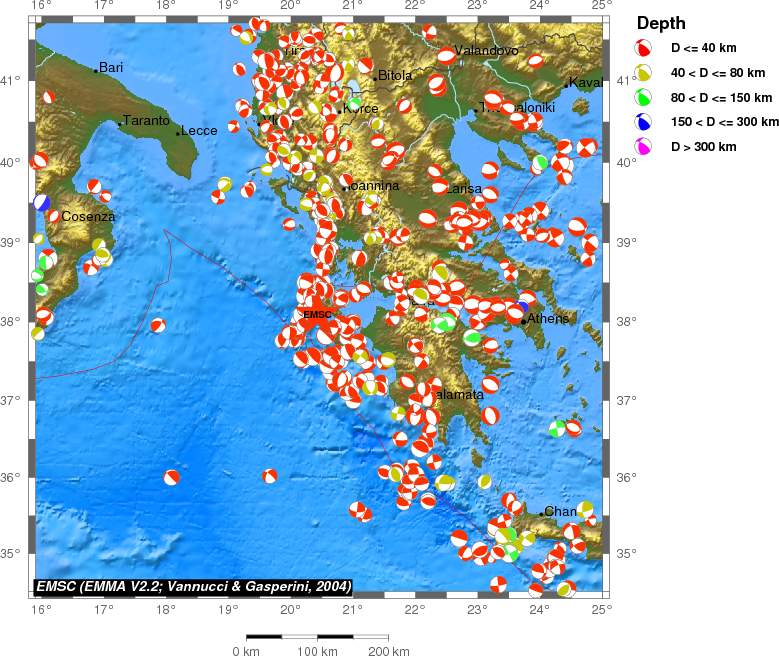 Regional moment Tensor