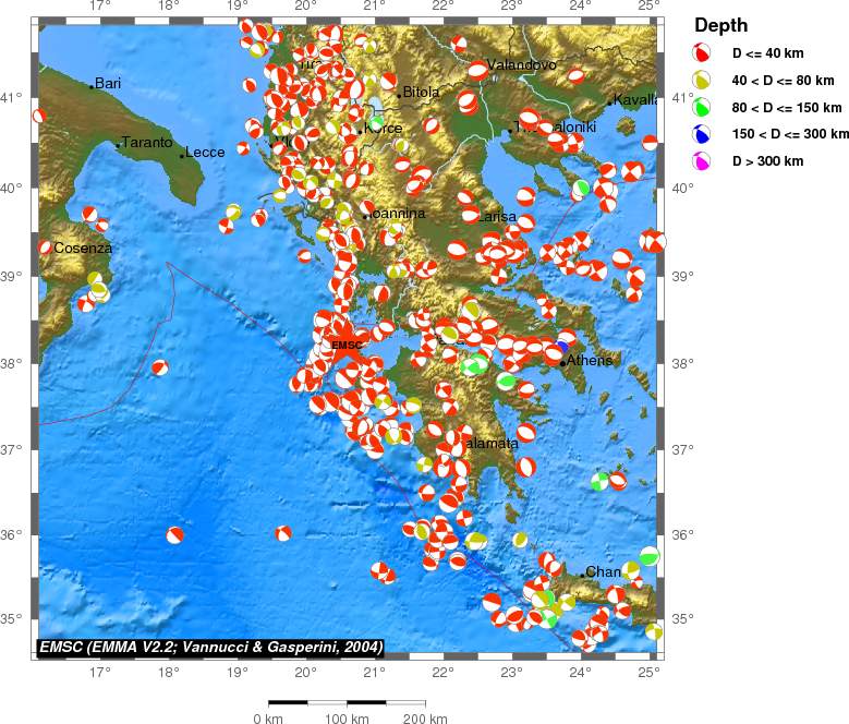 Regional moment Tensor