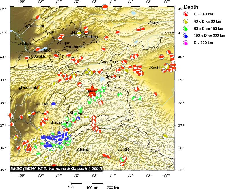 Regional moment Tensor