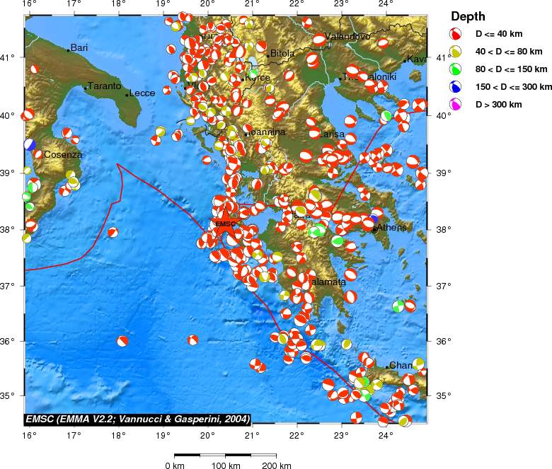 Regional moment Tensor