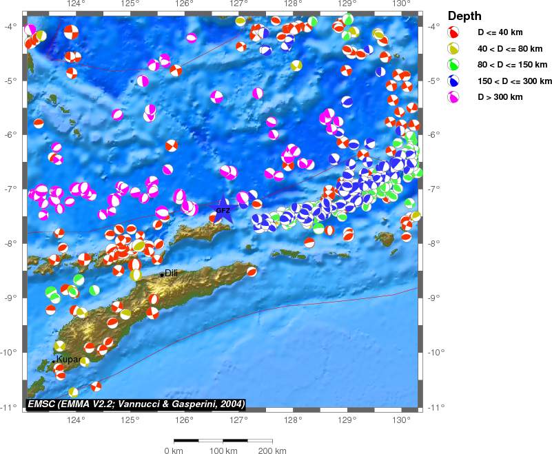 Regional moment Tensor