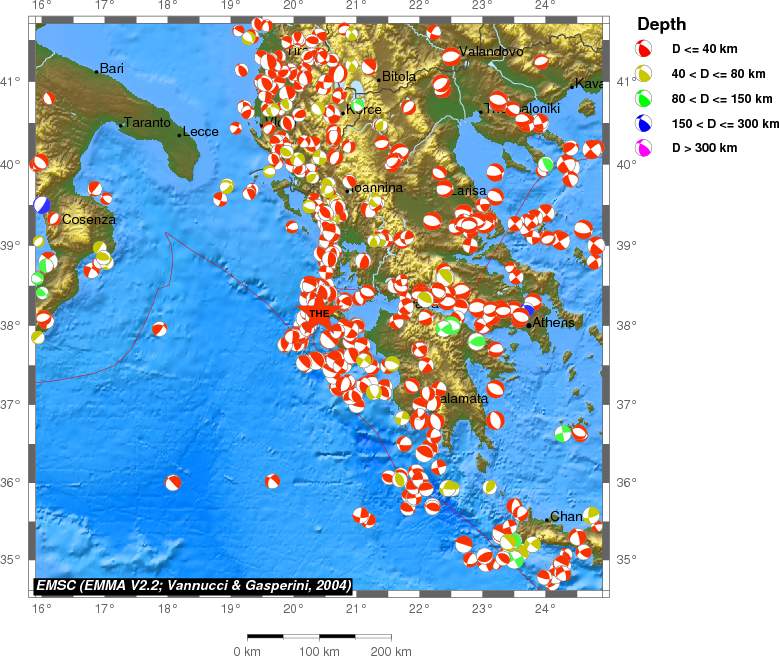 Regional moment Tensor