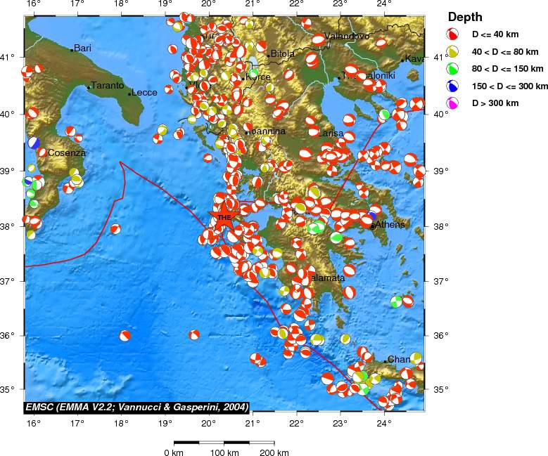 Regional moment Tensor