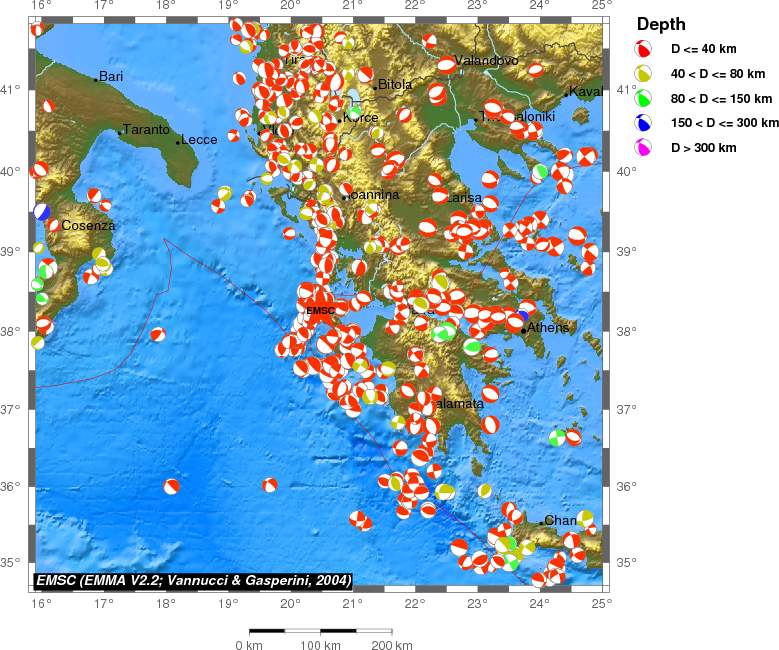 Regional moment Tensor