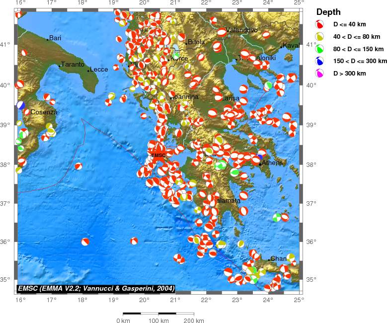 Regional moment Tensor