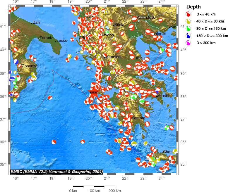 Regional moment Tensor