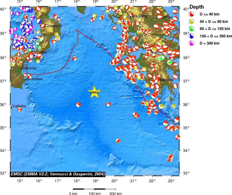 Regional moment Tensor