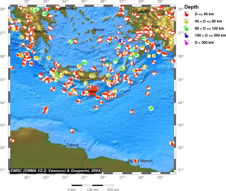 Regional moment Tensor