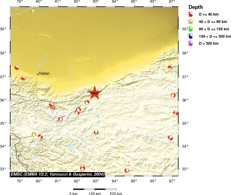 Regional moment Tensor