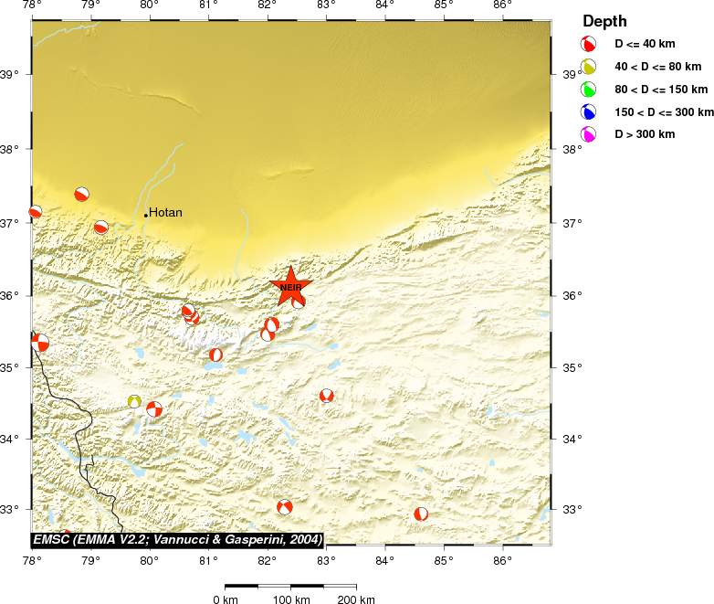 Regional moment Tensor