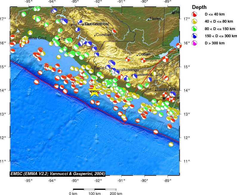 Regional moment Tensor