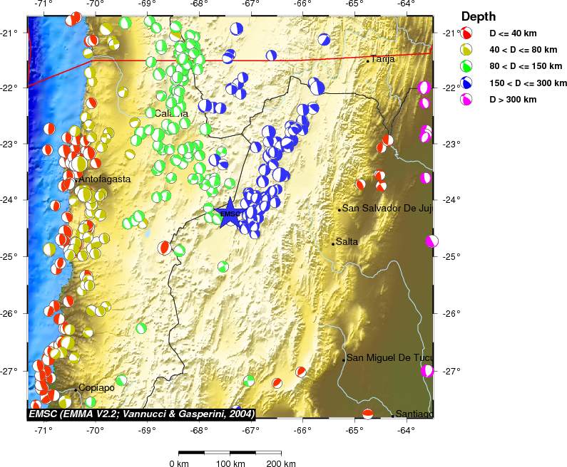Regional moment Tensor