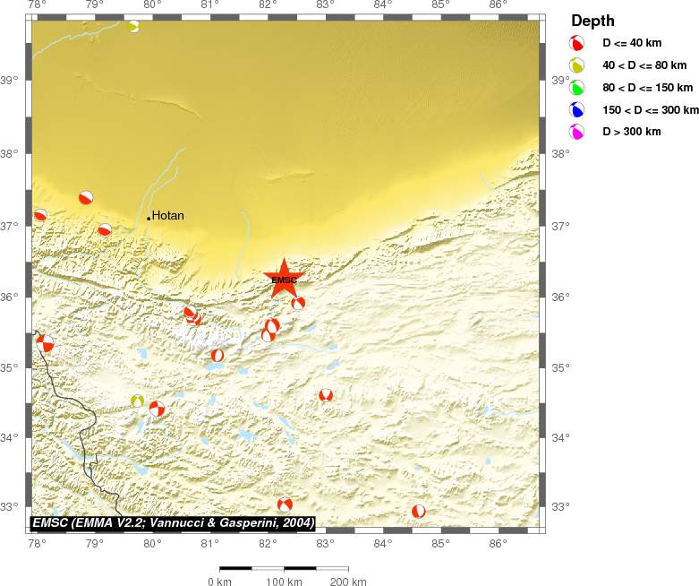 Regional moment Tensor