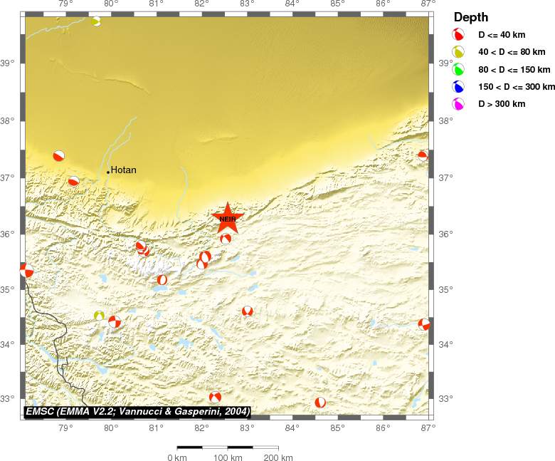 Regional moment Tensor